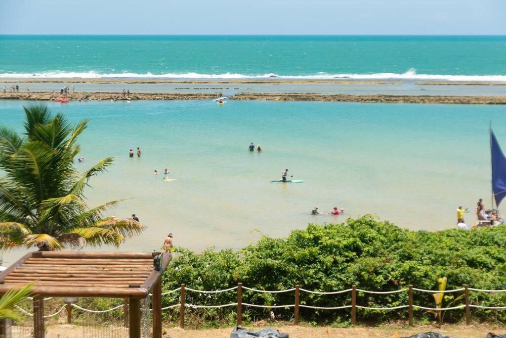 Flat Vista Mar No La Fleur Polinesia - Muro Alto - Porto De Galinhas Cupe Bagian luar foto