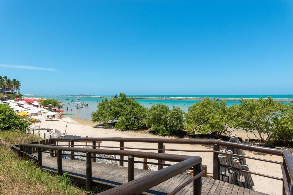 Flat Vista Mar No La Fleur Polinesia - Muro Alto - Porto De Galinhas Cupe Bagian luar foto